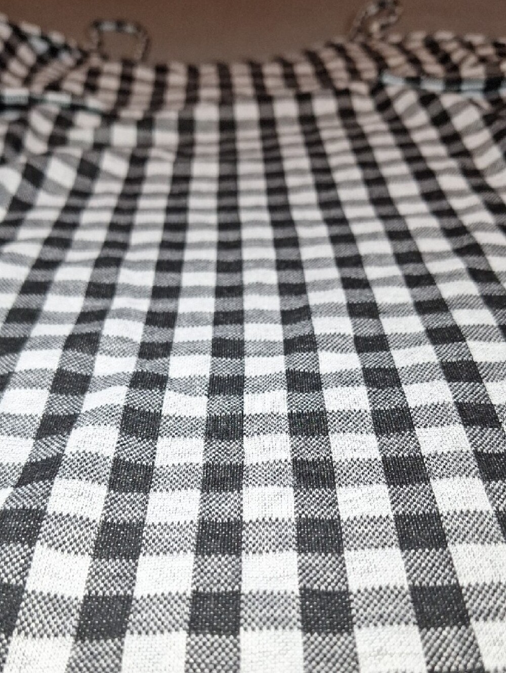 Rue21 Black and White Gingham Spaghetti-Strap Mini Dress - Picture 5 of 7